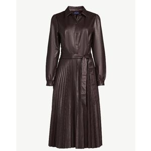 Elegant Brown Midi Dress